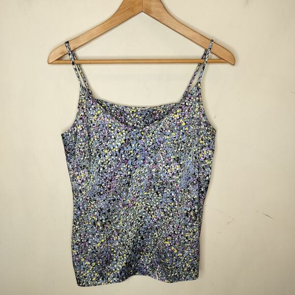 Chico's Silk Blend Tank Spotted Speckled Camisole - Picture 1 of 10